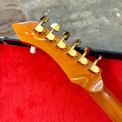 Guyatone LG-350t Sharp 5 custom c 2000 reissue - Amber original vintage MIJ Japan image 5