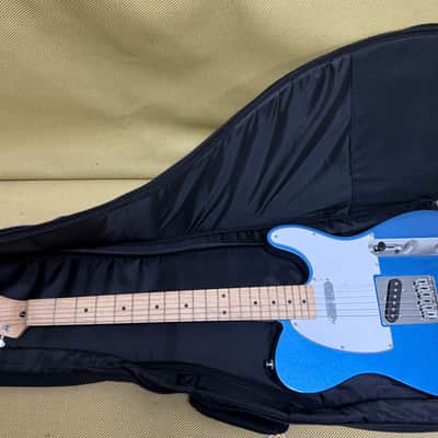 037-8202-502 Squier by Fender Affinity Telecaster Guitar, Maple Lake Placid Blue 0378202502 image 8