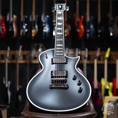ESP E-II Eclipse BB Bold Binding EMG Guitar w/ Case – Black Satin (B-stock) image 1