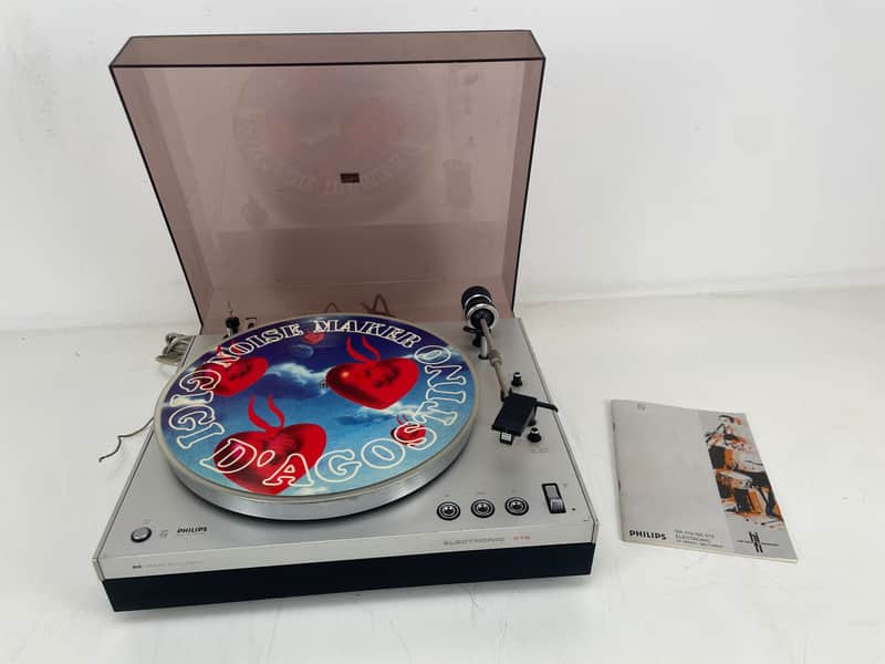 Philips - GA312 - Turntable - New Belt & Stylus GP400 - W/ Manual image 1