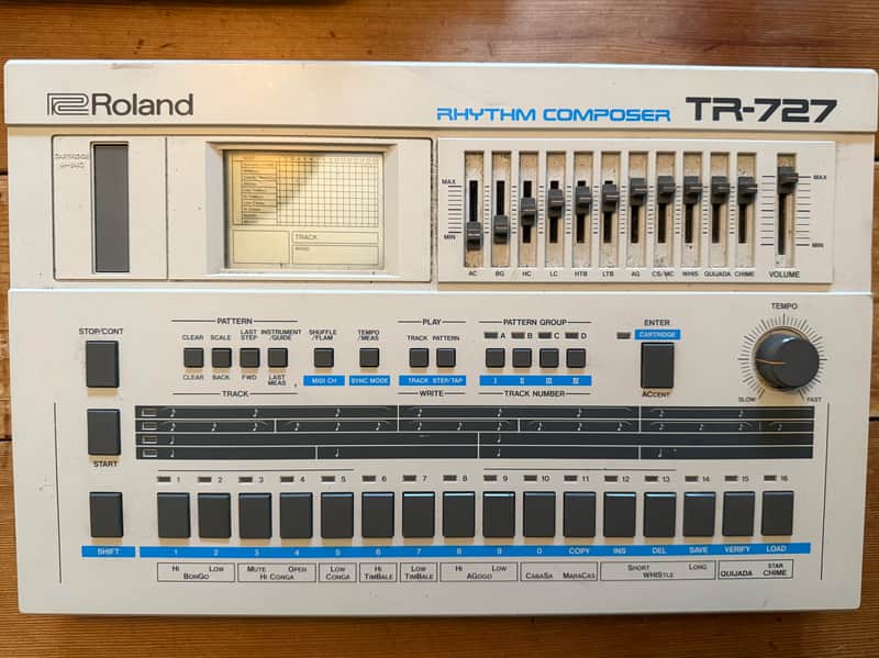 Roland TR-727 Latin Rhythm Composer 1980s - Grey image 1