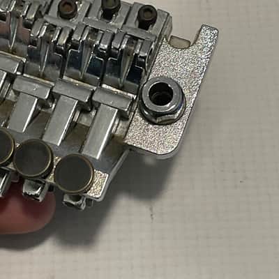 1980's Kramer Model Guitars Chrome Floyd Rose II Licensed Tremolo Guitar Bridge image 12