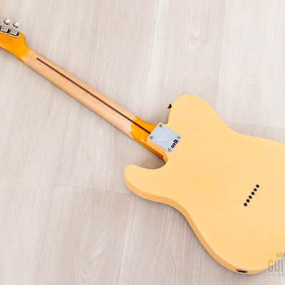 2023 Fender Custom Shop B2 1952 Telecaster Journeyman Relic Aged Nocaster Blonde Flash Coat w/ Case, CoA image 11