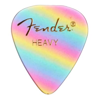 Fender 351 Shape Graphic Picks - Heavy (12-Pack) image 1
