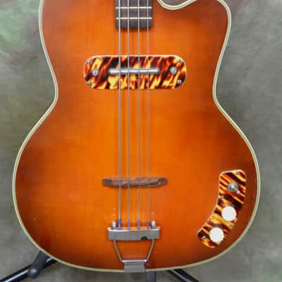 Vintage Kay K162 Howlin' Wolf Bass Guitar w/Case image 1