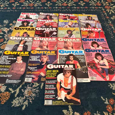 21 Guitar World Magazine 1981-1986 image 1