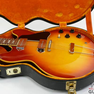1968 Gibson ES-330 No F-Holes Employee Made Sunburst w/ OHSC image 22