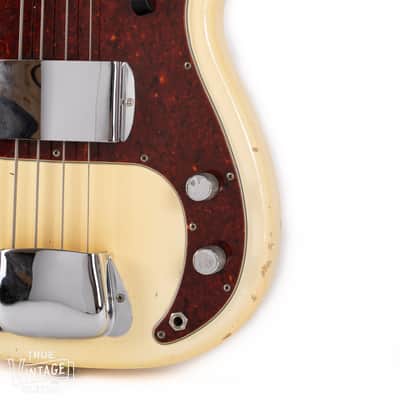 1966 Fender Precision Bass Olympic White image 7