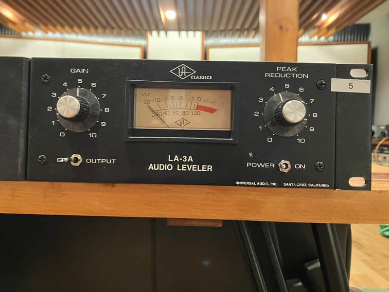 Universal Audio LA-3A Reissue Audio Leveler 2000s - Black Panel image 1