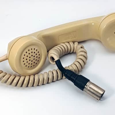 Custom Lo-Fi Telephone Microphone - Northern Telecom G 1 1970's Handset - Beige w/ Model 2500 Base image 3