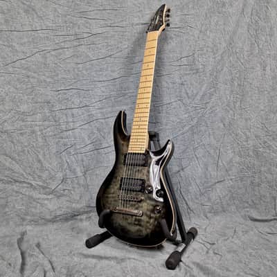 Edwards ESP E-HR-III NT7 QM/M see through Black 7string! image 6