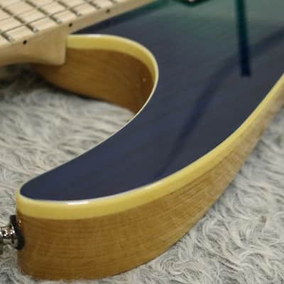 Near Mint 2023 made Ibanez RG370AHMZ-BMT Blue Moon Burst Finish w/Original Case image 13