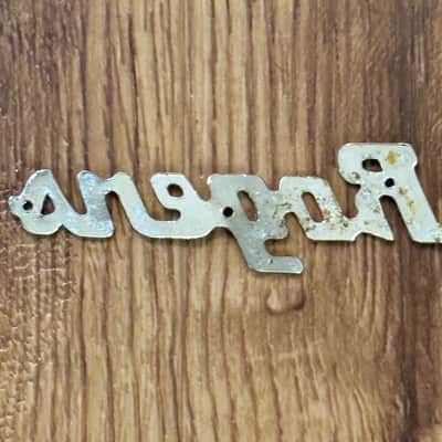 Rogers Holiday Drum Tom Badge Script Logo Vintage Replacement Part image 1