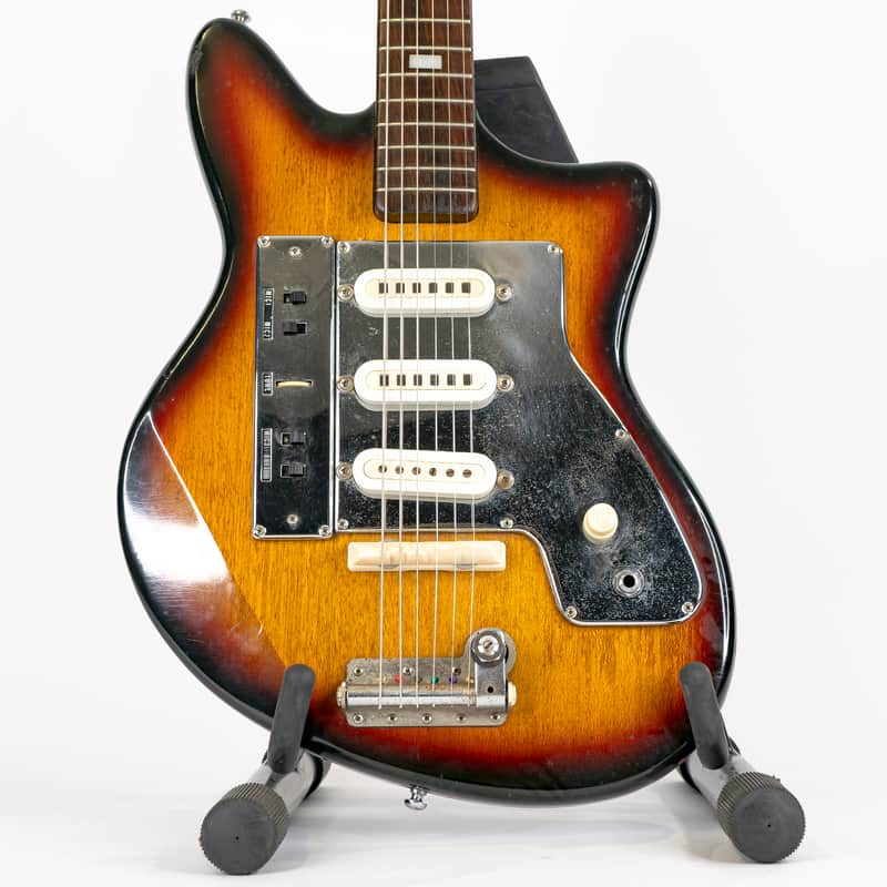Teisco TG Project Guitar w/ Brazilian Rosewood FB, 3 Single Coil Pickups image 1