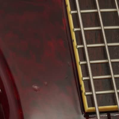 Used Schecter Elite-4 Bass Guitar Red image 8