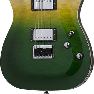 Schecter PT Classic w/ Case - Caribbean Fade Burst (7321) image 2