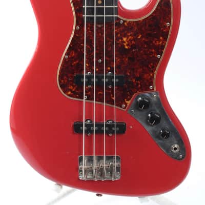 1964 Fender Jazz Bass fiesta red image 2