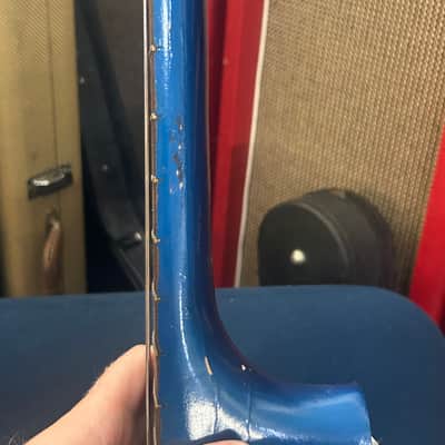 Vintage Silvertone Colorama Archtop Acoustic 1950’s Kentucky Blue RARE John Prine image 9