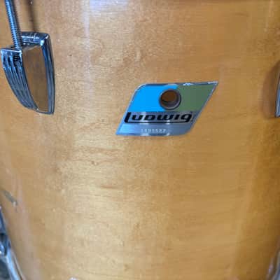 Ludwig 1970s thermogloss 16 x14 drum floor tom image 2