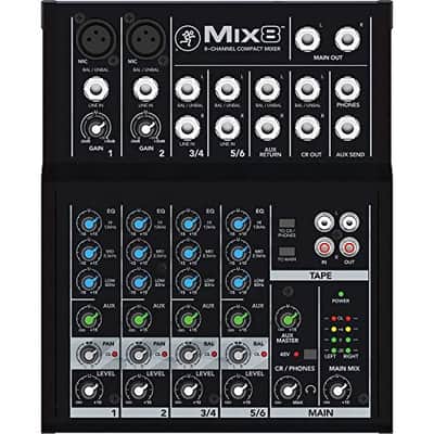 Mackie Mix8 8-Channel Non Powered Compact Mixer image 2