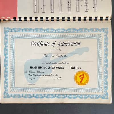 Fender Electric Guitar Course Book Two 1966 / Vintage Case Candy image 6