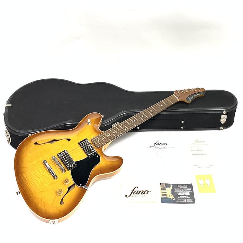 Fano Alt De Facto GF6 semi hollow guitar Made in USA UT