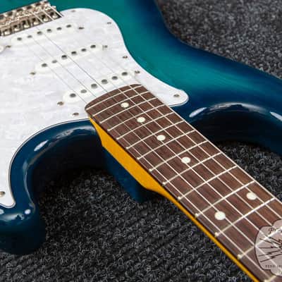 Tokai AST-108 S-Style MIJ Blue Burst Trans Ash Rosewood Alnico 2 Made in Japan image 11