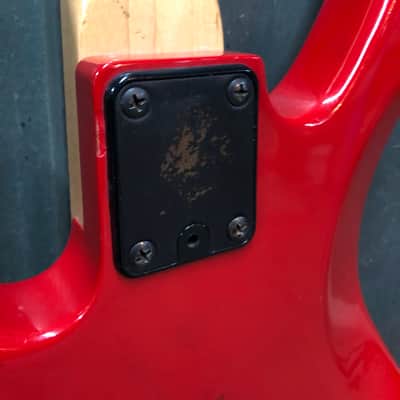 Peavey Patriot Bass USA Vintage, Super Ferrite Pickup 1987 Red image 9
