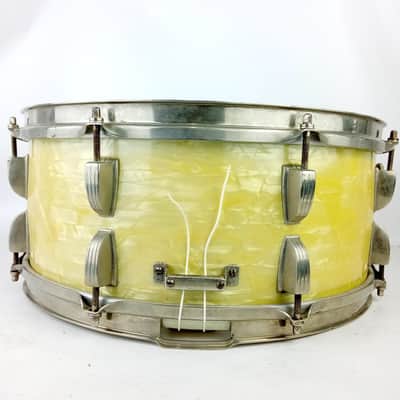 *WFL Ludwig 6.5x15"Festival Model Snare Drum WMP School Concert Nickel-Brass NOB image 7