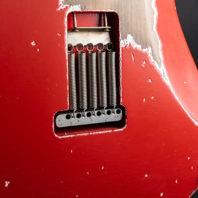 Xotic California Classic® XSC-1 Fiesta Red - Heavy Aged #3640 image 5
