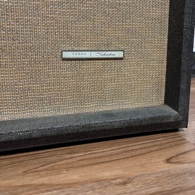 Silvertone Model 1484 Twin Twelve 60-Watt 2x12 Piggyback 1964 - Gray image 7