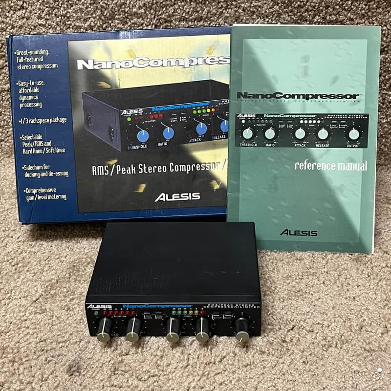 配信機器・PA機器・レコーディング機器 Alesis Nano Compressor Alesis NanoCompressor | Reverb Canada