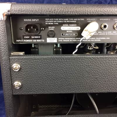 Rivera Pubster 25 1x10 Guitar Valve Combo Black image 7