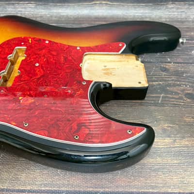 1993-94 Fender Japan JB62 Jazz Bass Body 3TS Sunburst Made in Japan image 3