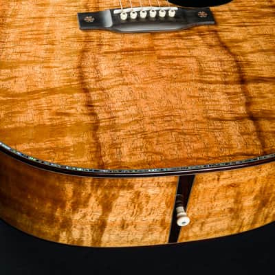 Martin J-42 Custom Exceptional Figured Koa with Paua Pearl and Koa Inlays NEW image 15