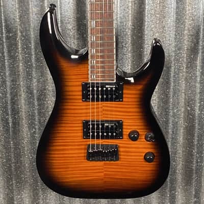 ESP LTD H-200 Flame Top Dark Brown Sunburst Guitar H200FMDBSB #1683 Used image 1
