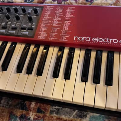 Nord Electro 4D SW61 Semi-Weighted 61-Key Digital Piano 2013 - 2015 - Red image 2