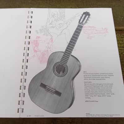 Vintage 1971 Epiphone Guitar and Bass Catalog and Price List! Rare, Original Case Candy, Paperwork! image 12