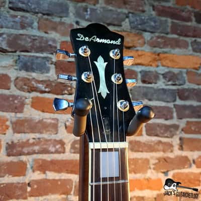 DeArmond M77 Electric Guitar (2000s - Blue) image 5