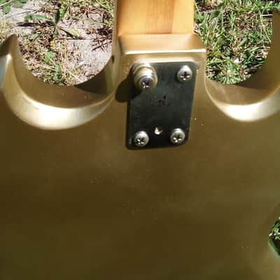 Eko Melody lefty bass 1972 gold image 9