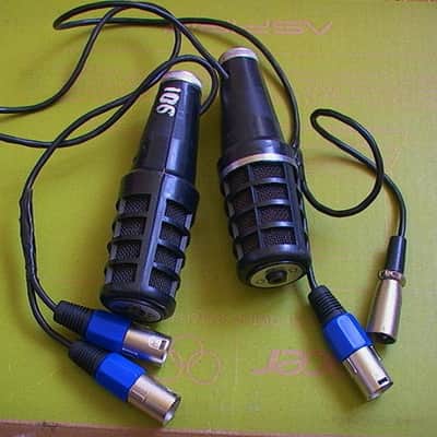 The Pair stereo Oktava MKE 11CH rare soviet microphones USSR vtg image 1