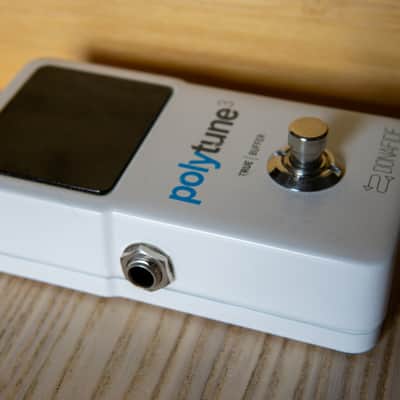 TC Electronic Polytune 3 Polyphonic Tuner Pedal 2017 - Present - White image 3