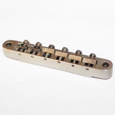 Gibson Historic Non-Wire ABR-1 Bridge Nickel Reissue for Nashville Posts image 2