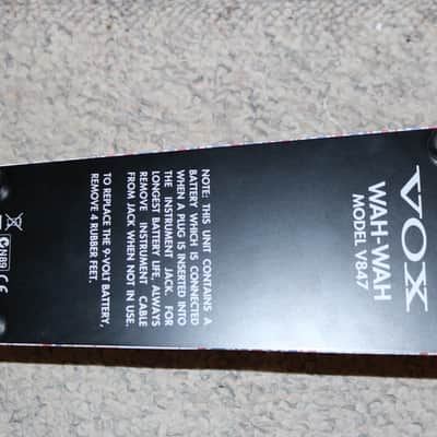 Rare Limited Edition Vox V847-A Union Jack Wah - No Tariffs image 5