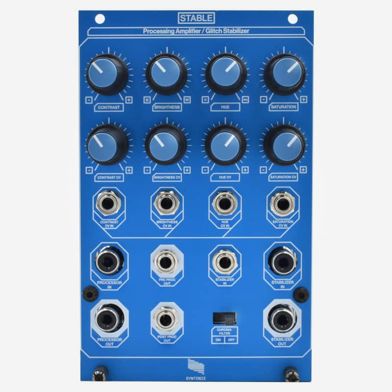 Syntonie STABLE Eurorack Video Proccessing Amplifier and Glitch Video Sync Stabilizer Module image 1
