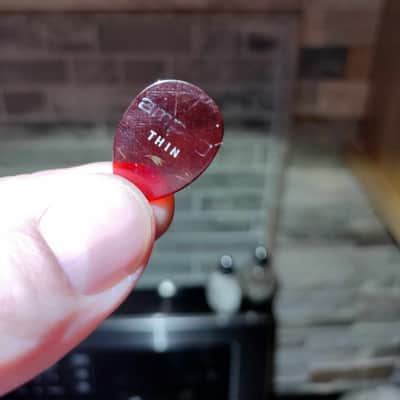 Ampeg guitar/mandolin Jazz-shaped pick 1960's (x1) image 1
