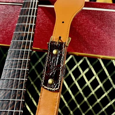 Blue Bell Straps Johnson COCODRILE Strap Exotic Leather One of a Kind Exclusive Al’s Music Factory Collection 2026 - Chocolate Latte image 17