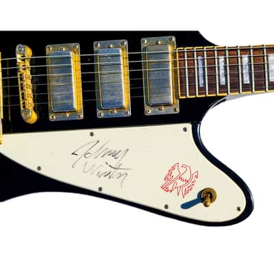 JOHNNY WINTER SIGNED EPIPHONE FIREBIRD! image 3
