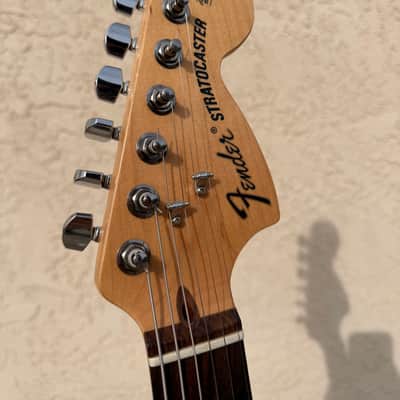 Fender American Special Stratocaster Sonic Blue with Seymour Duncan Hot Rail bridge pickup (2017) image 4