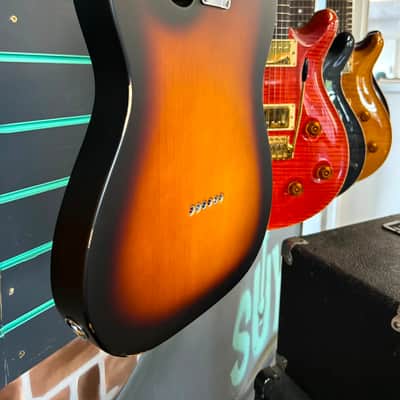 Fender Ltd Ed American Performer Timber Telecaster 2-Colour Sunburst 2024 Guitar image 15